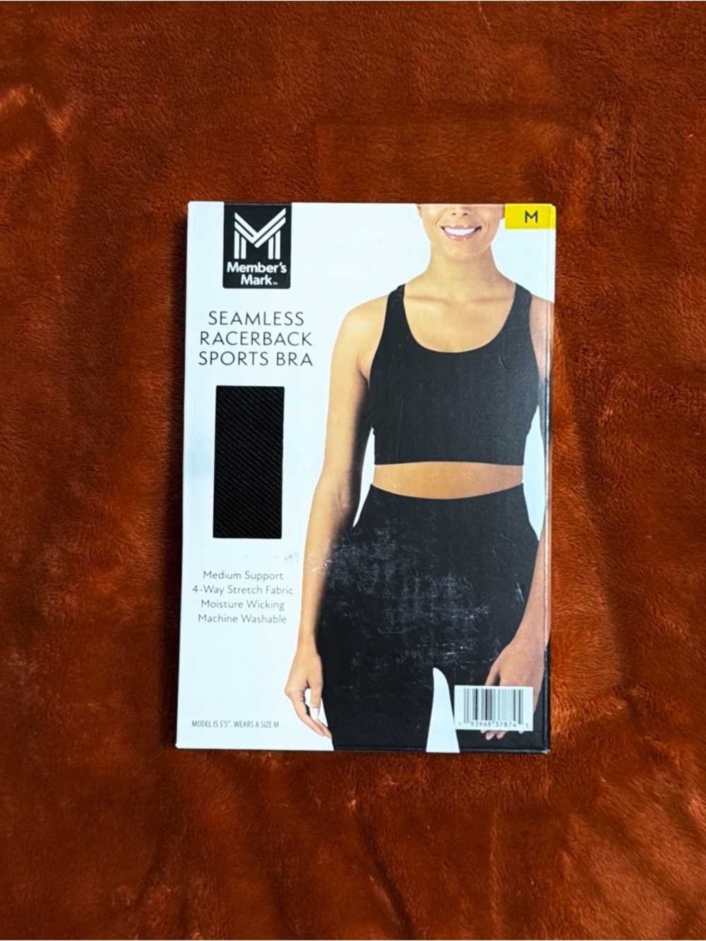 Member's Mark Women's Seamless Racerback Sports Bra - Black